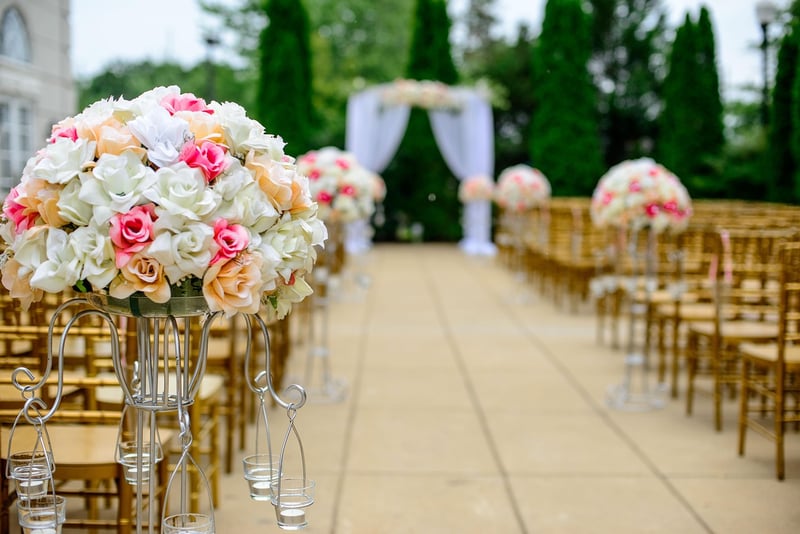 Bohemian Wedding Decor in Forest