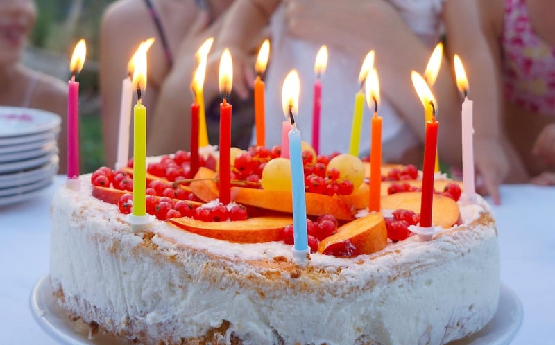 Fairy Light Cake Display